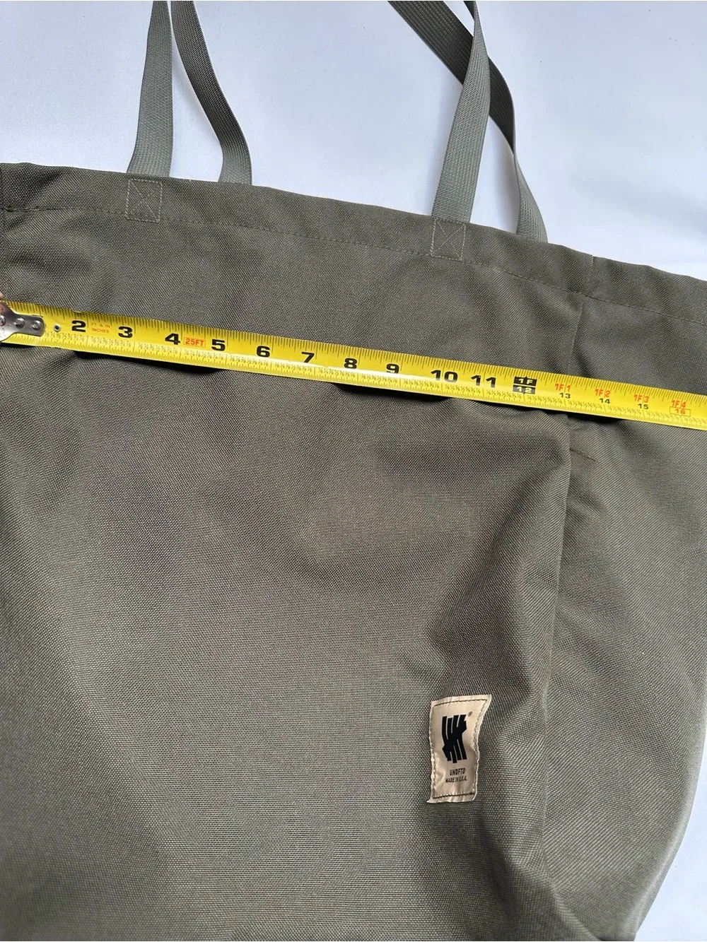 NEW UNDEFEATED BAG TOTE SHOULDER MESSENGER CANVAS NYLON OLIVE LIMITED EDITION